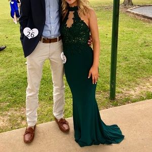 Faviana Emerald Green Formal